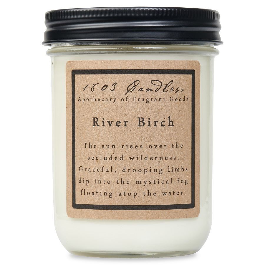 1803 Candle - River Birch - 14 oz. Glass Jar