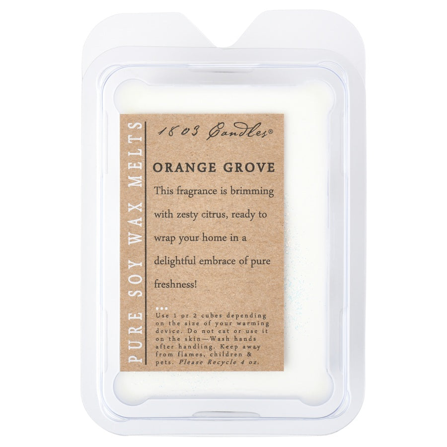 1803 Wax Melters - 4 oz. Pure Soy Wax - Orange Grove