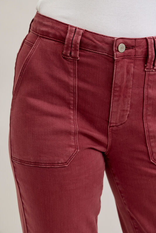 Judy Blue HW Aurora Weekender Cuffed Jeans