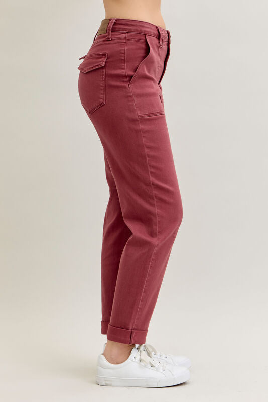 Judy Blue HW Aurora Weekender Cuffed Jeans