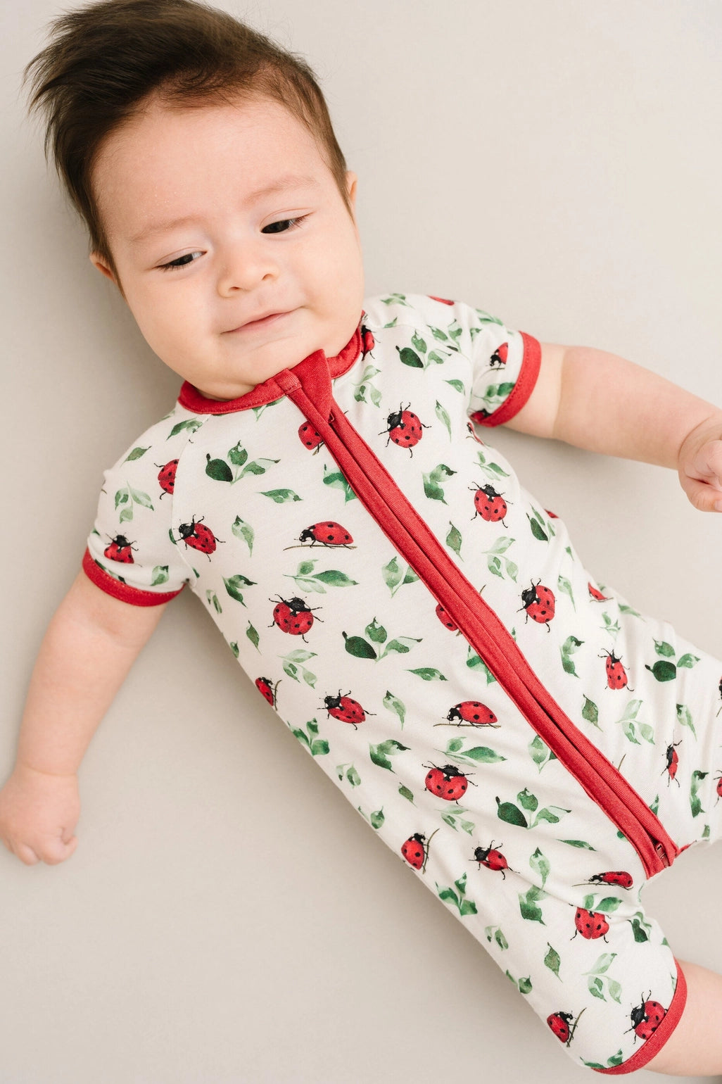 Little Ladybugs Bamboo Short Romper