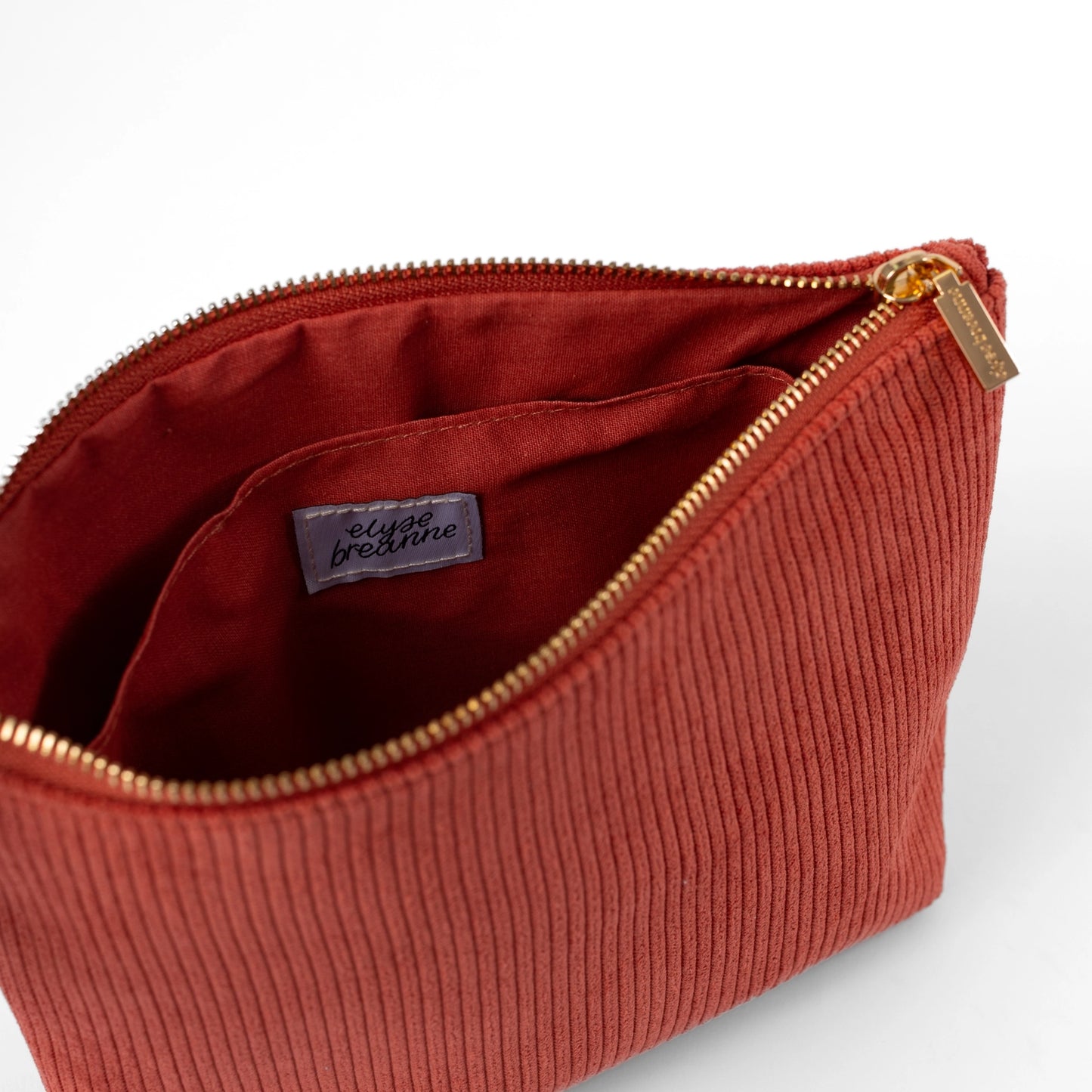 Corduroy Carry-All Pouch - Coral
