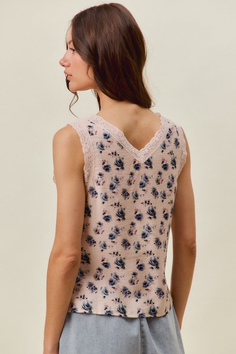 Floral Woven Top