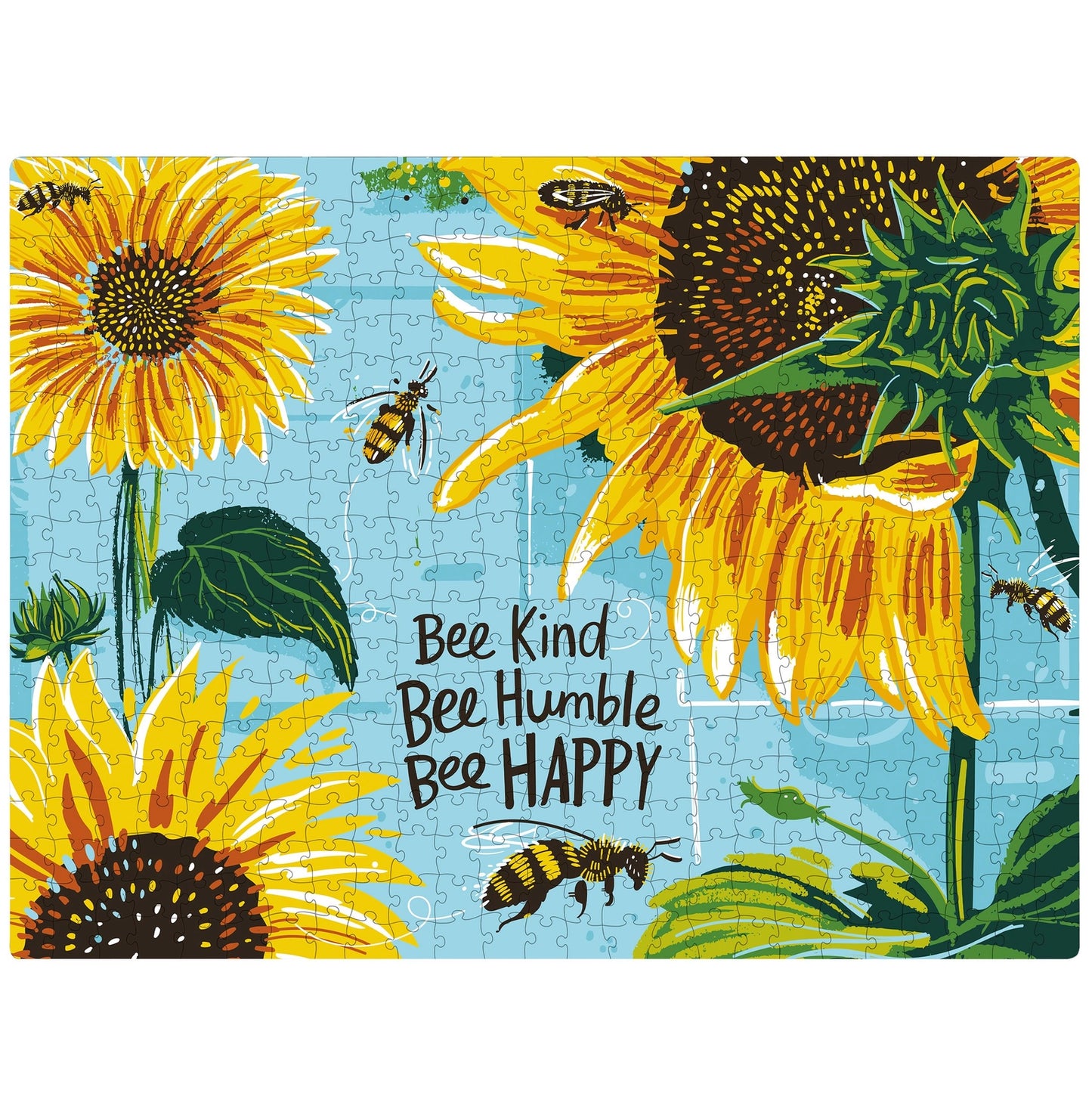 Bee Kind Bee Humble Bee Happy Puzzle