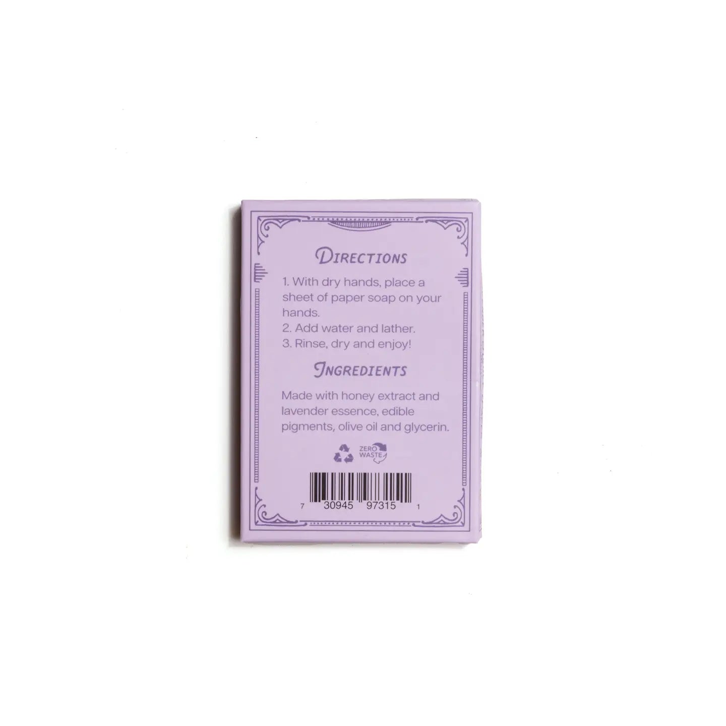 Paper Soap – Travel Size, 50 Sheets