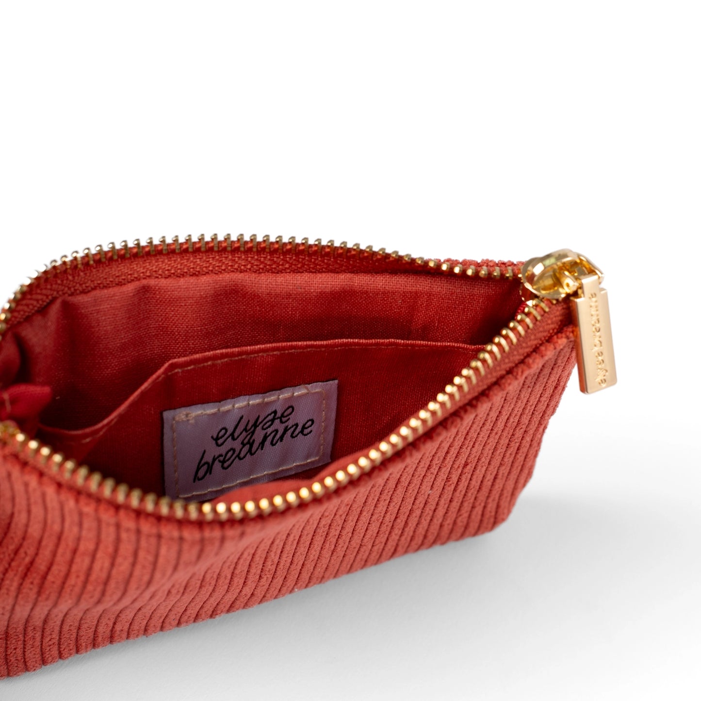 Corduroy Coin Pouch - Coral