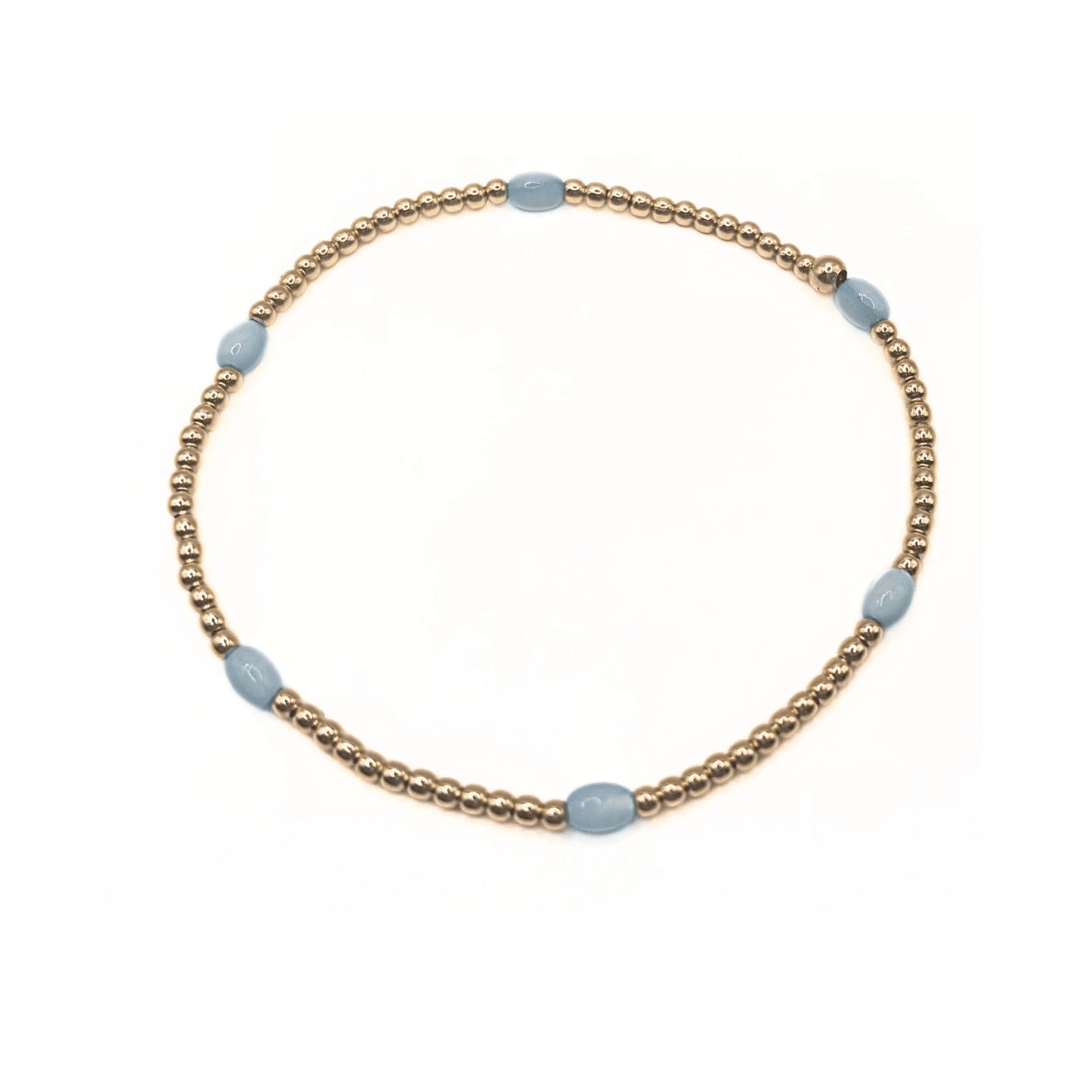 The Aspen Bracelet in Pale Turquoise Opal