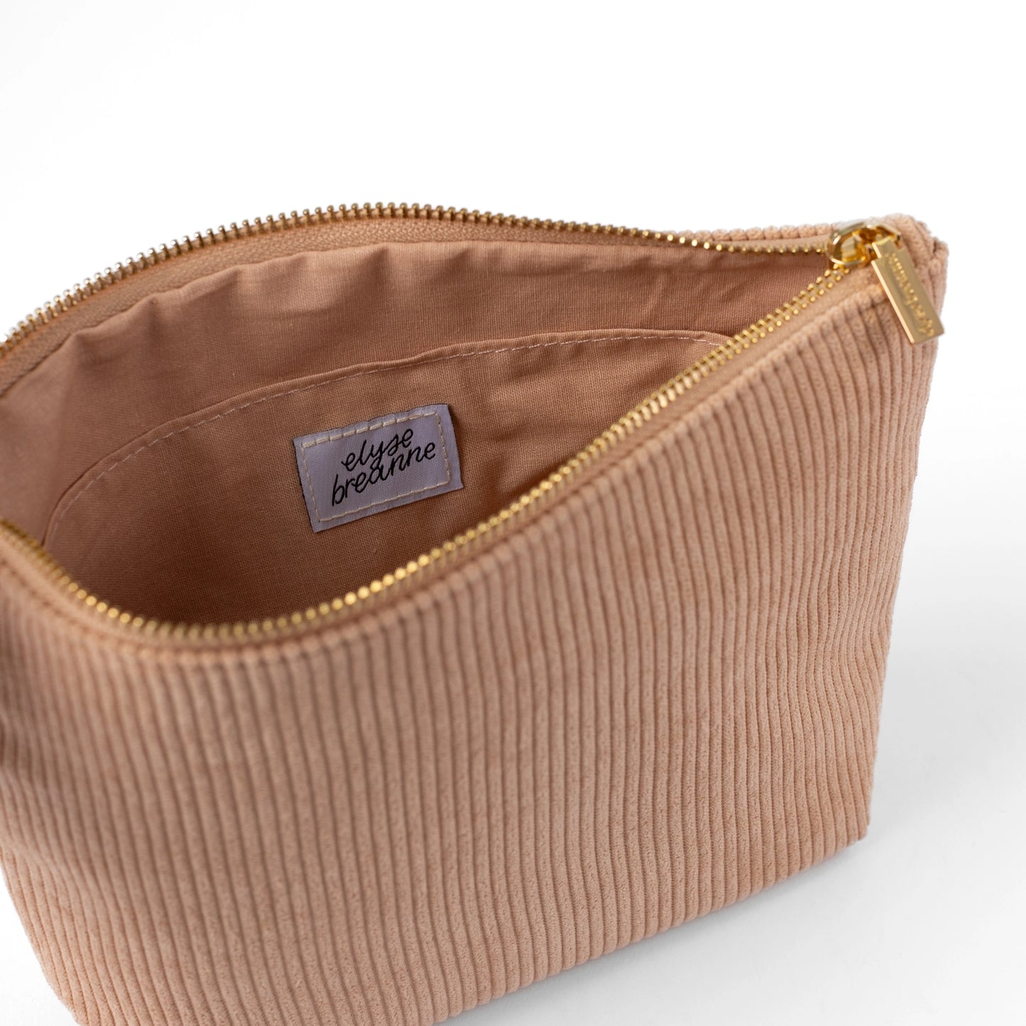 Corduroy Carry-All Pouch - Almond