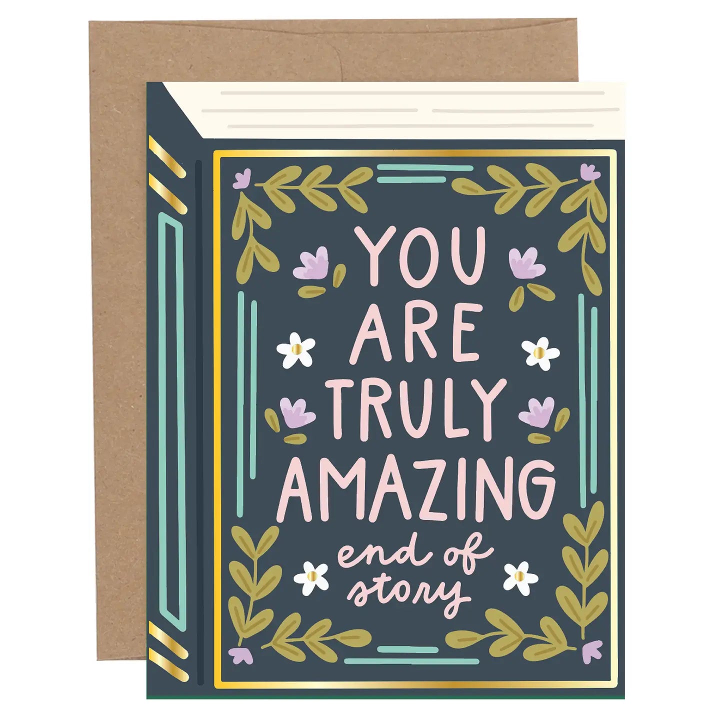 You Are Truly Amazing Book Greeting Card