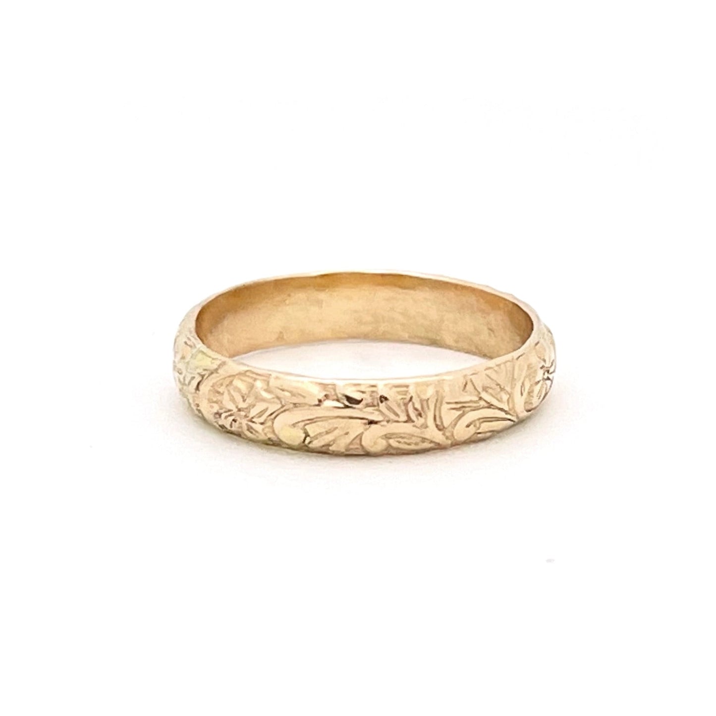 Floral Band - Gold Filled
