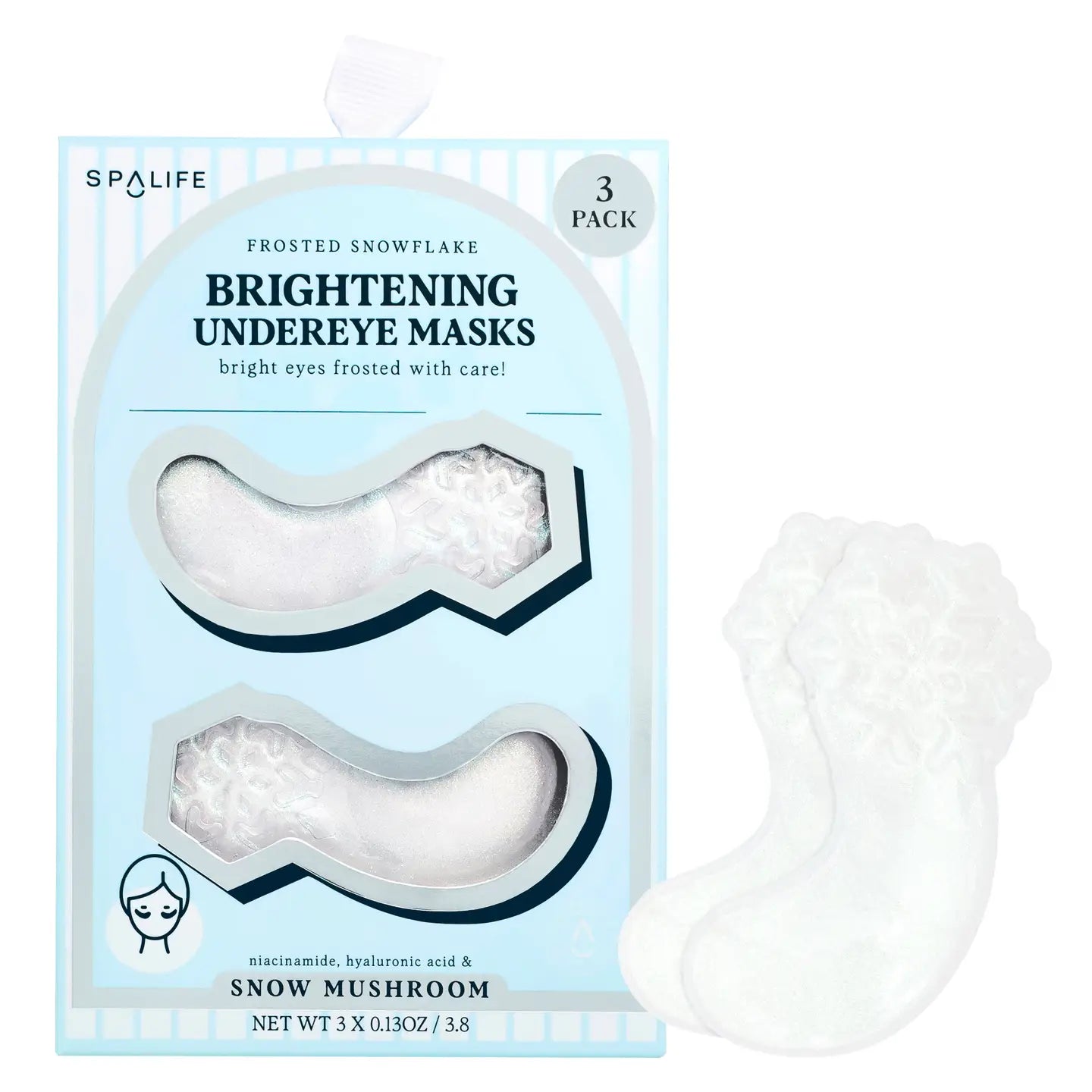 Holiday Frosted Snowflake Hydrogel Undereye Masks
