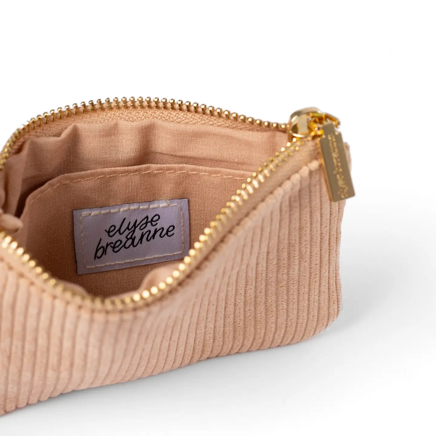 Corduroy Coin Pouch - Almond