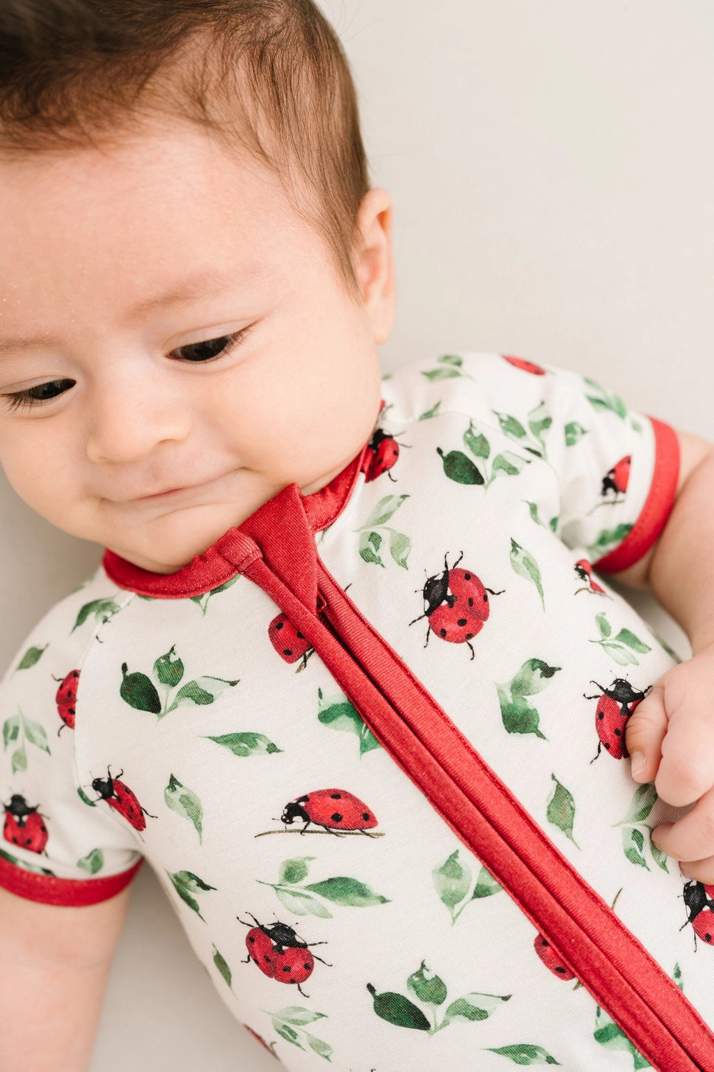 Little Ladybugs Bamboo Short Romper