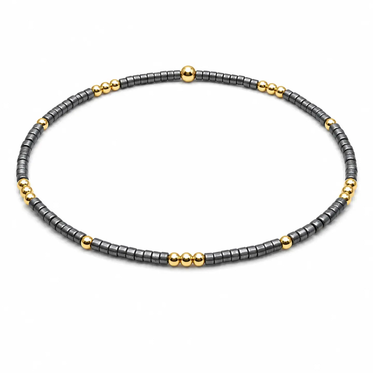 Newport Gold Filled Waterproof Bracelet in Pewter