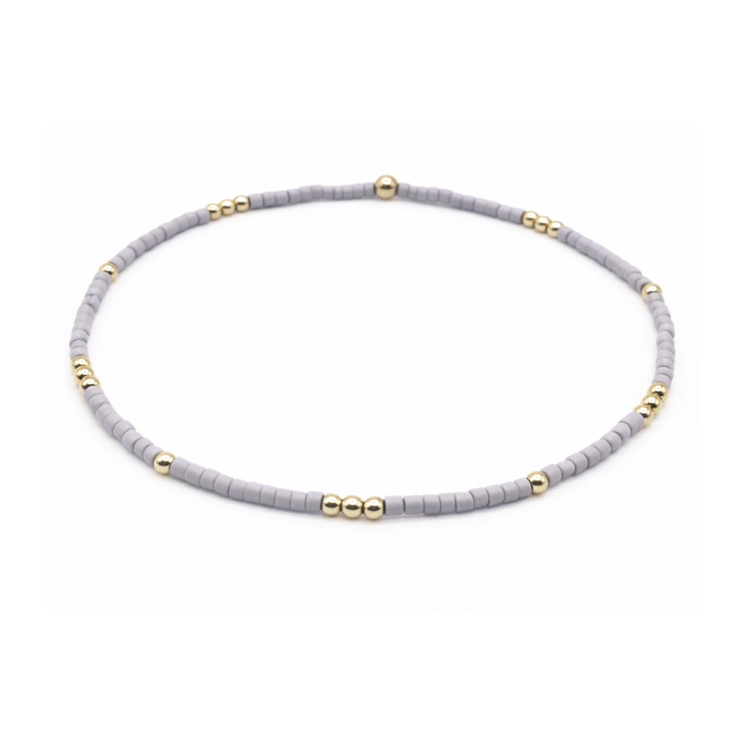 Newport Gold Filled Waterproof Bracelet in Lavender
