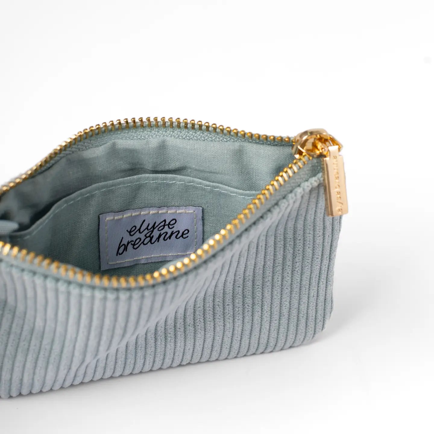 Corduroy Coin Pouch - Glacier