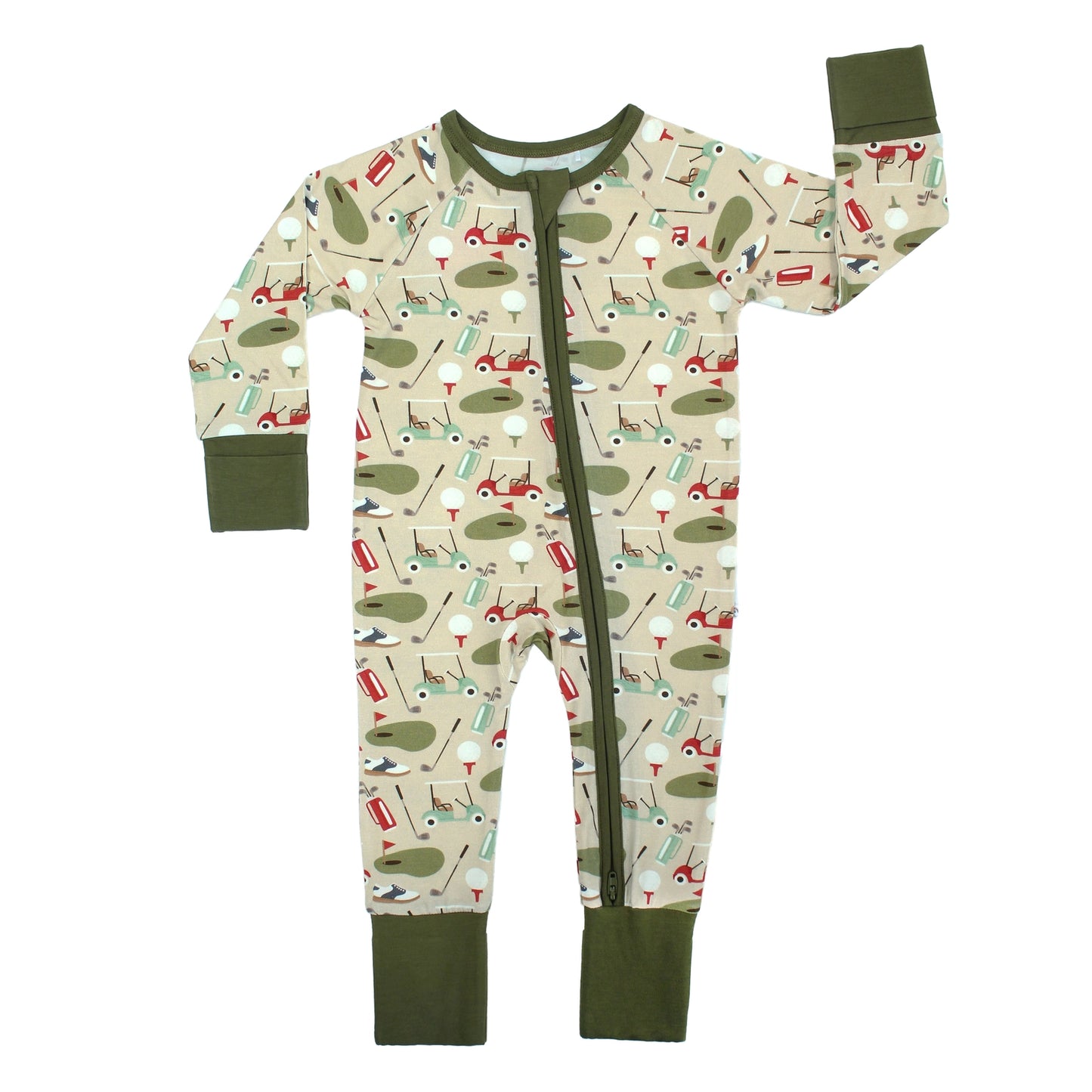 Tee Time Golf Baby Pajamas
