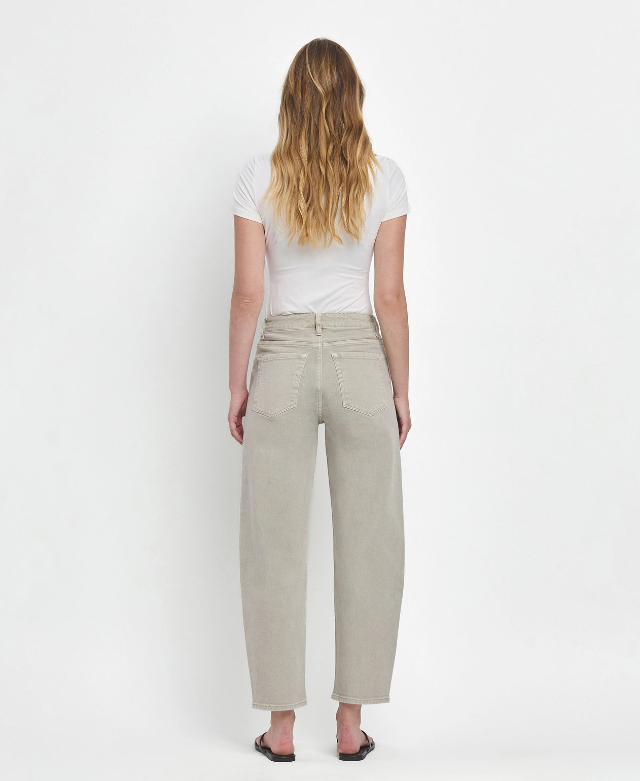 Super High Rise Slim Barrel Jeans