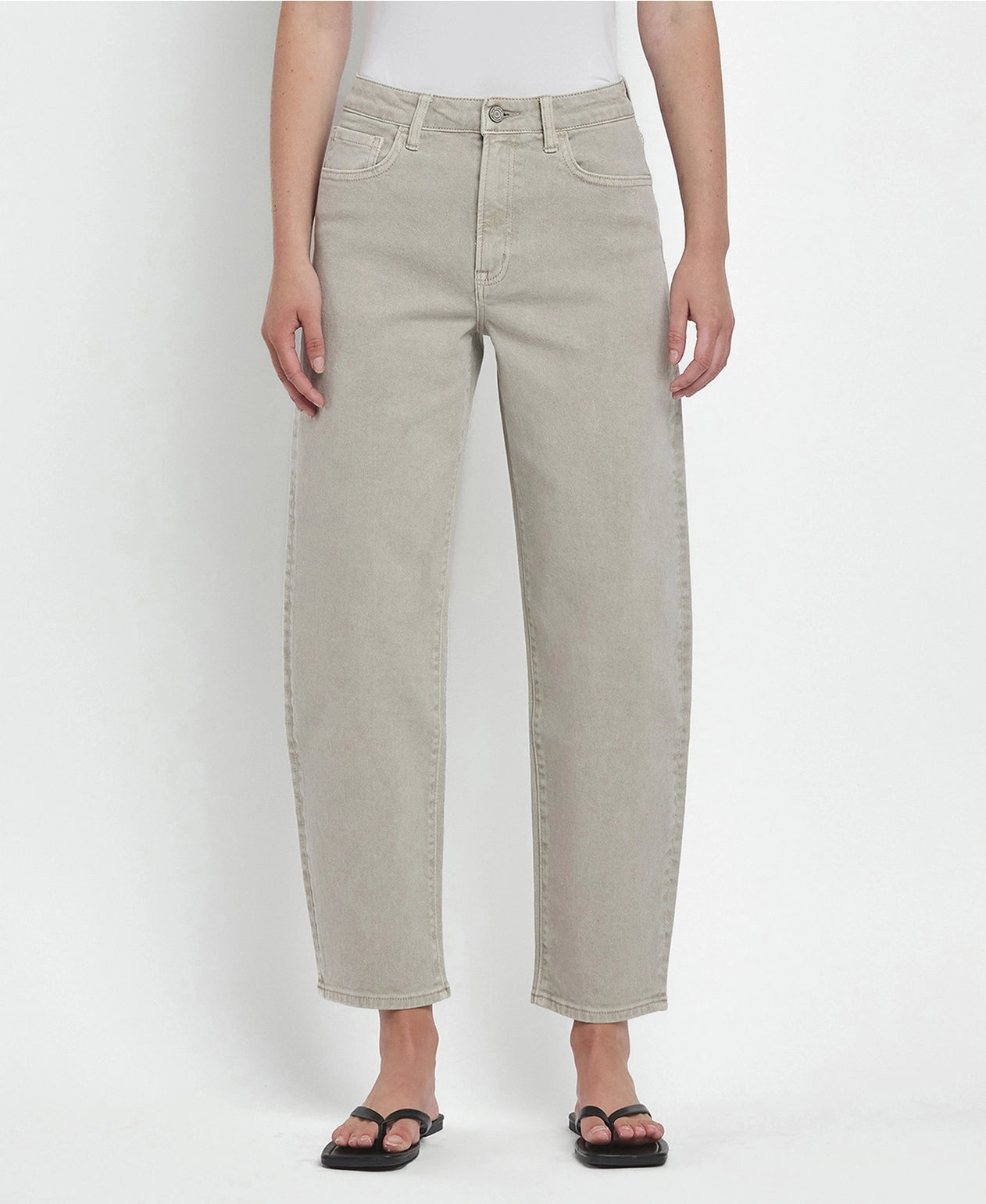 Super High Rise Slim Barrel Jeans