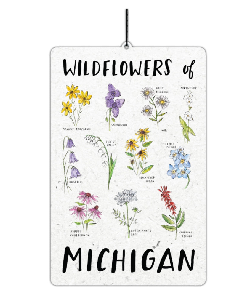 Wildflowers of Michigan Air Freshener
