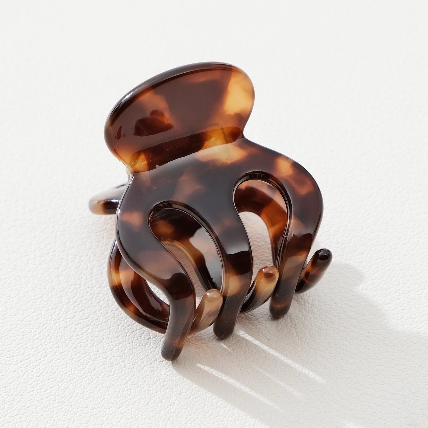 Deep Tortoise Mini Claw Clip