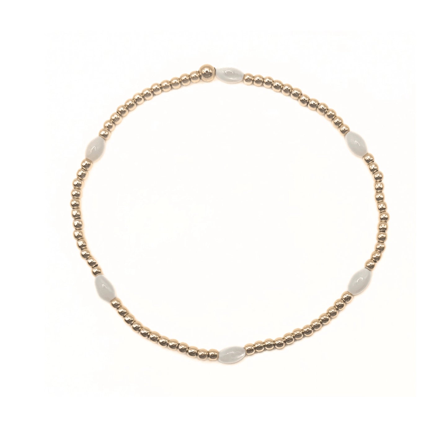 The Aspen Bracelet in White Opal