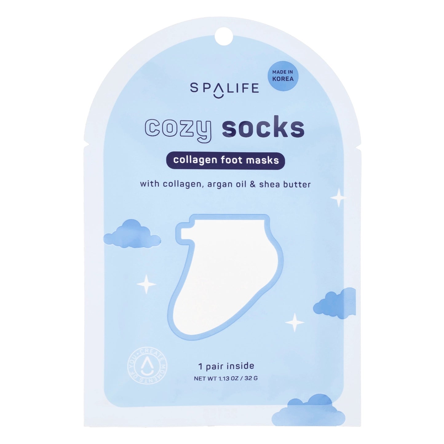 Cozy Socks Collagen Spa Foot Mask