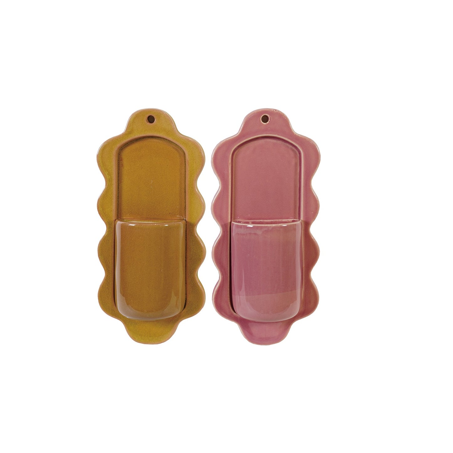 Stoneware Wall Vase - Large