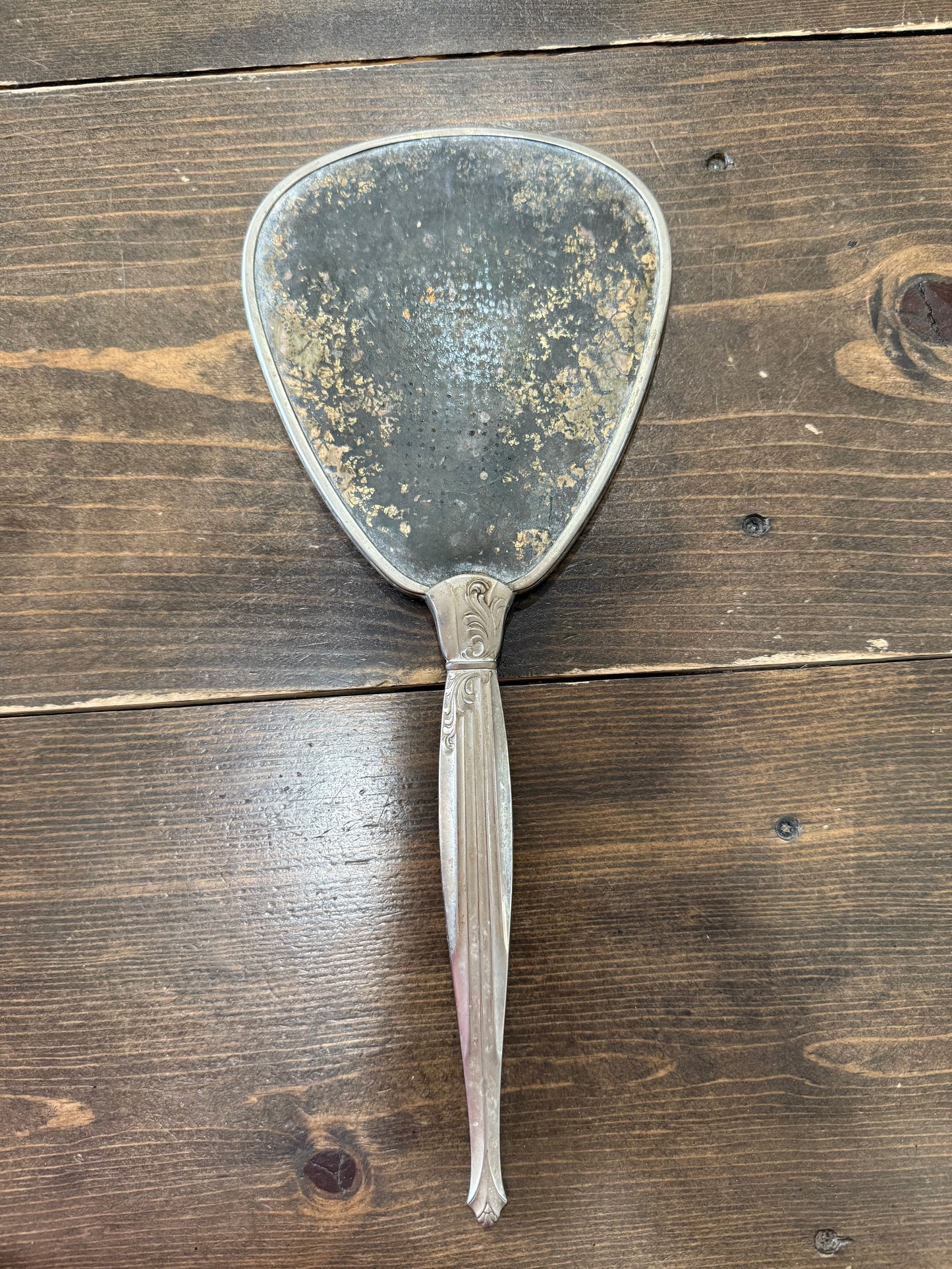 Triangle Vintage Hand Mirror