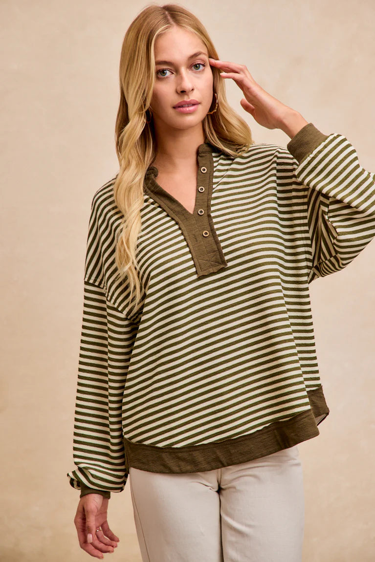 Knit Collared Top