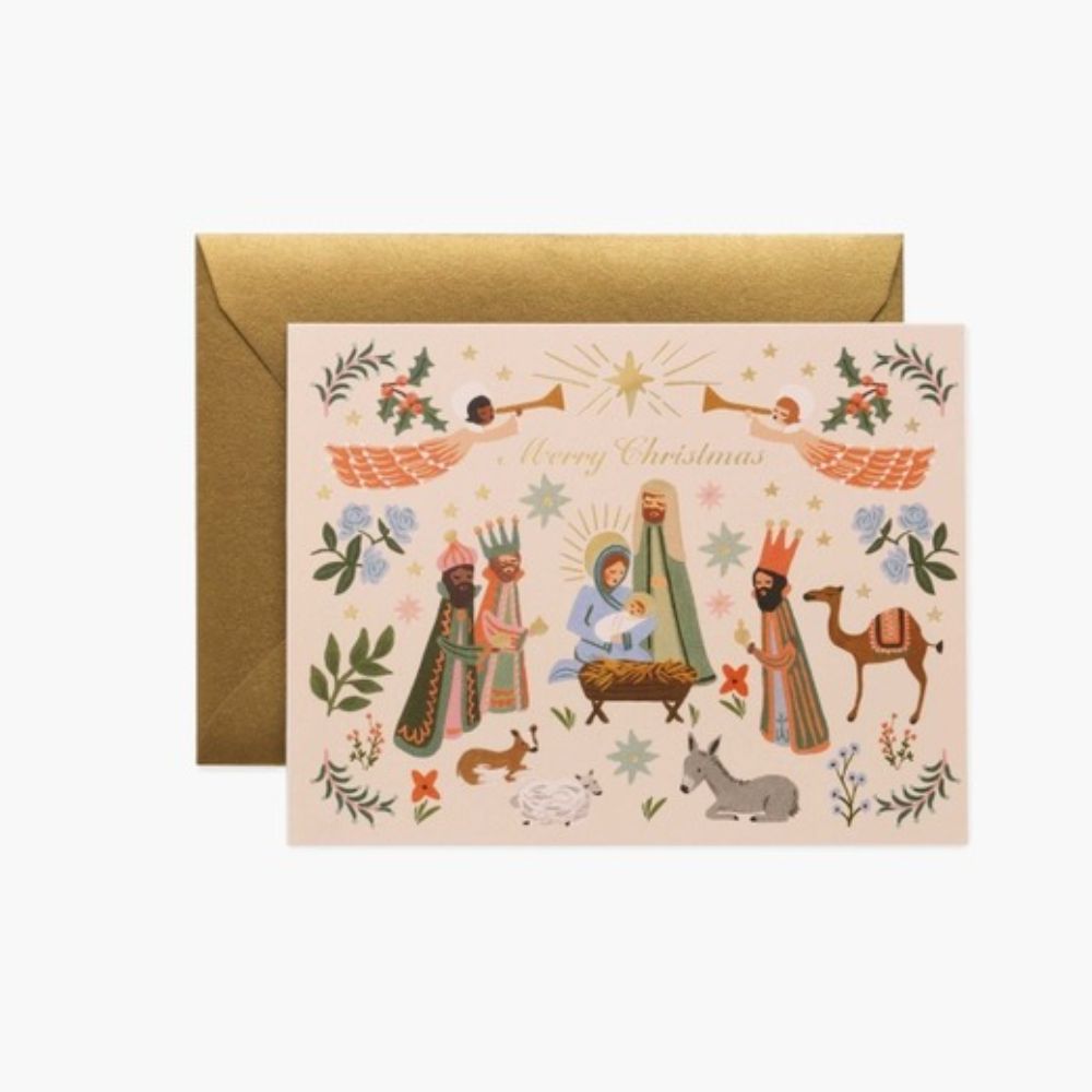 Nativity Scene Card