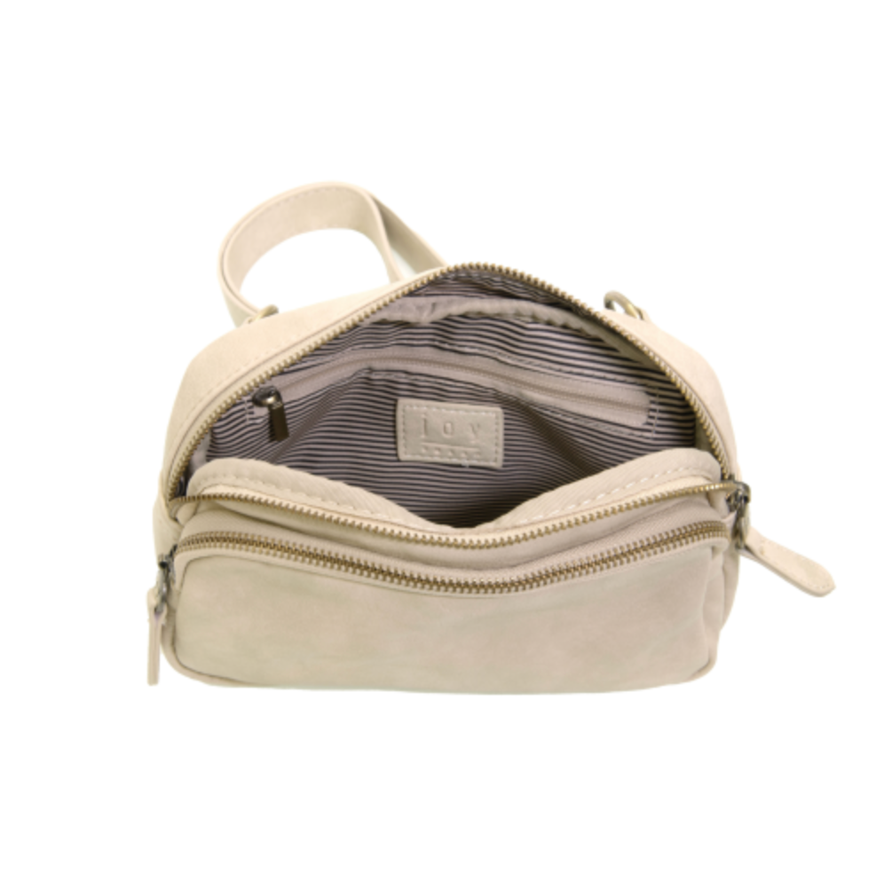 Kylie Double Zip Sling - Linen