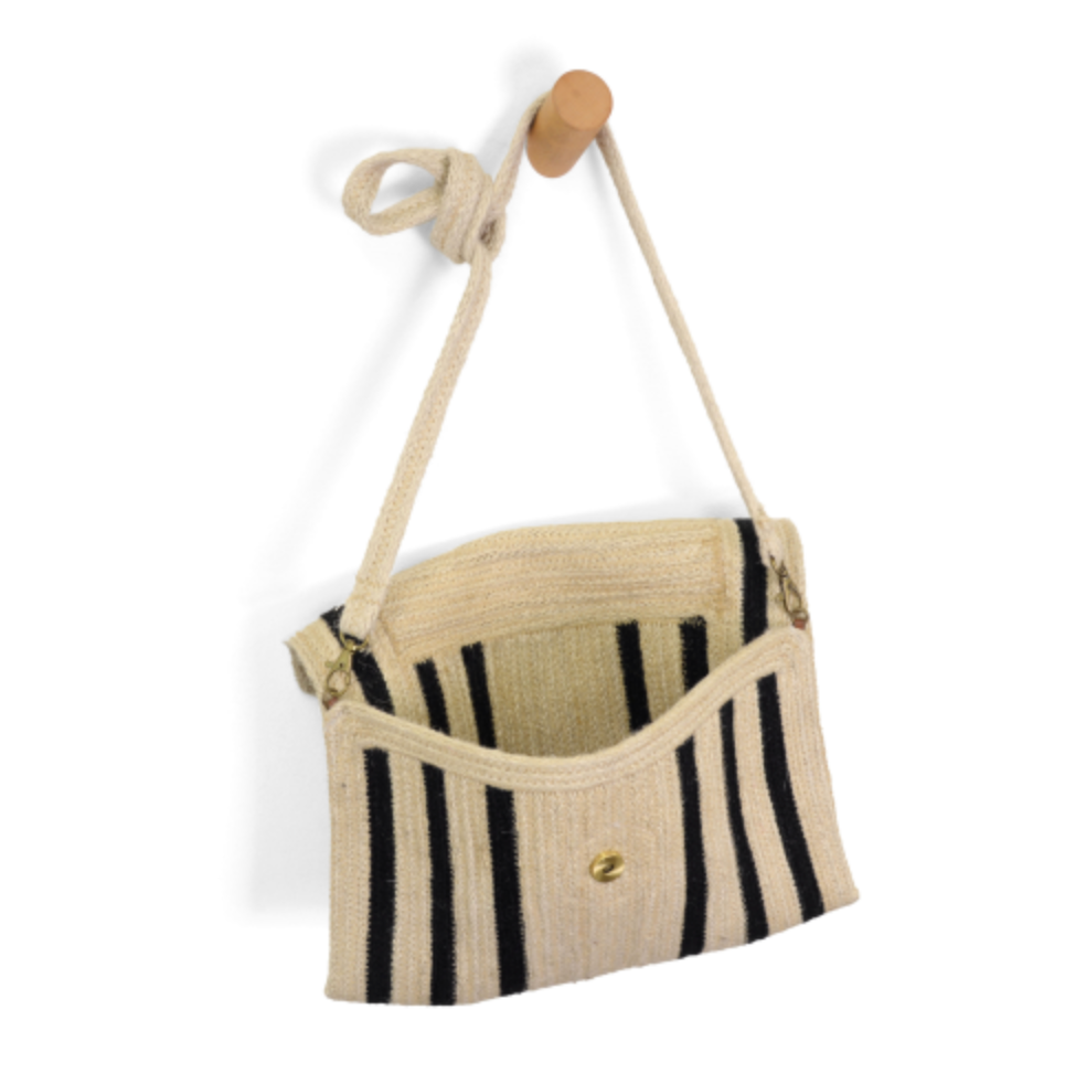 Nellie Jute Fiber Crossbody Bag