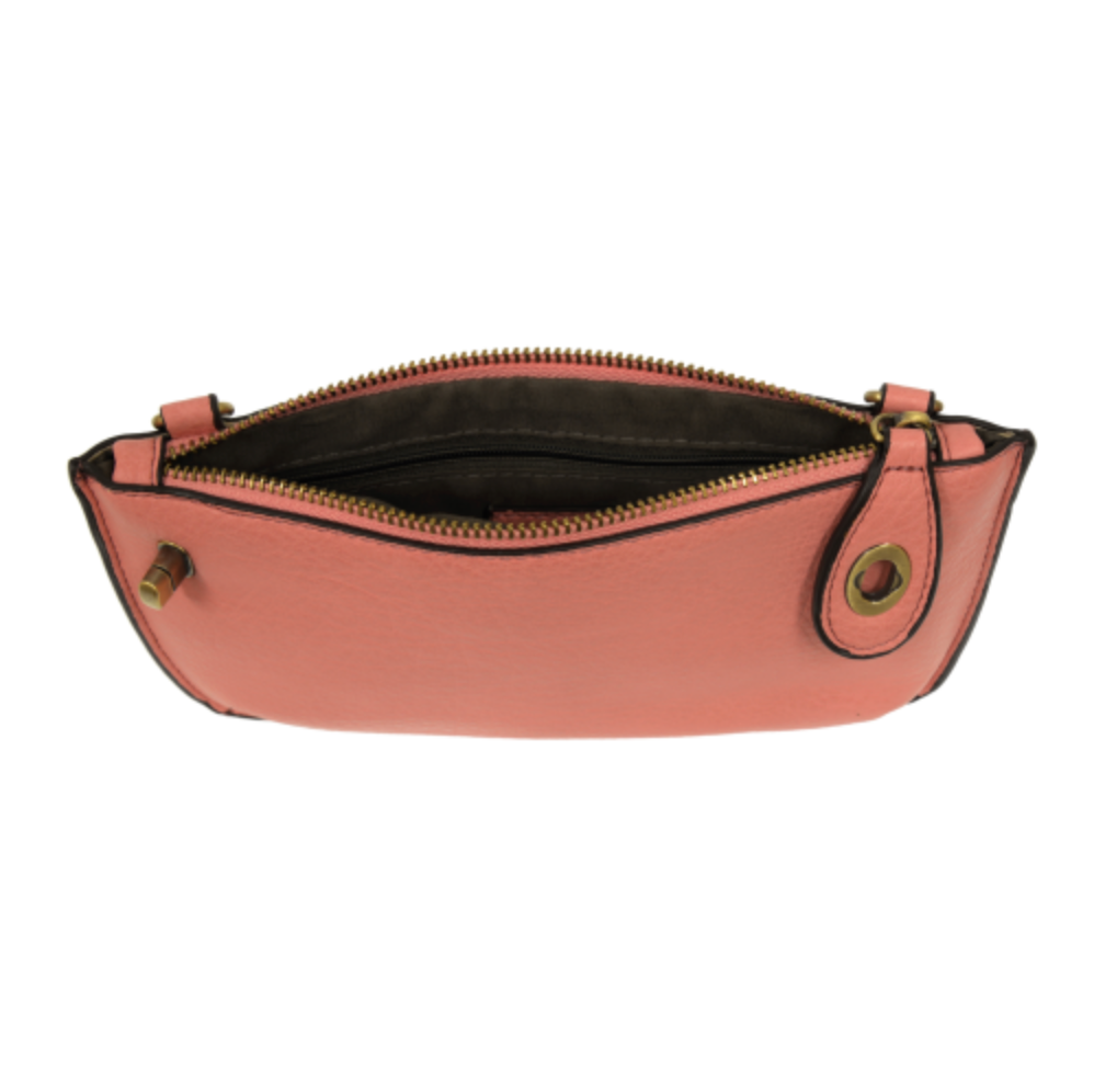 Mini Crossbody Wristlet Clutch - Taffy