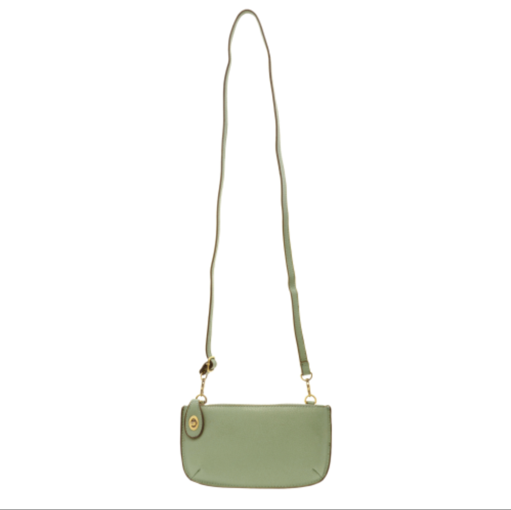 Mini Crossbody Wristlet Clutch - Sage