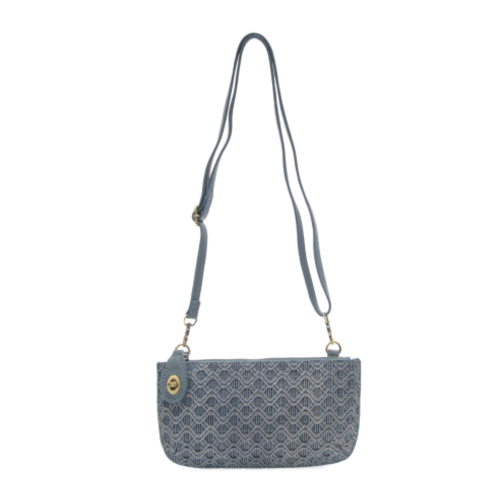 Lattice Clutch - Denim