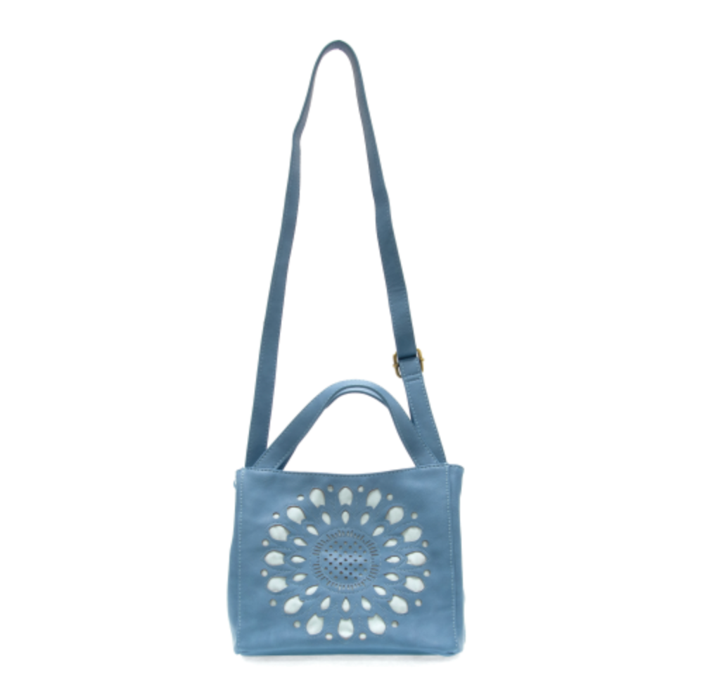Daisy Satchel Tote - Blue