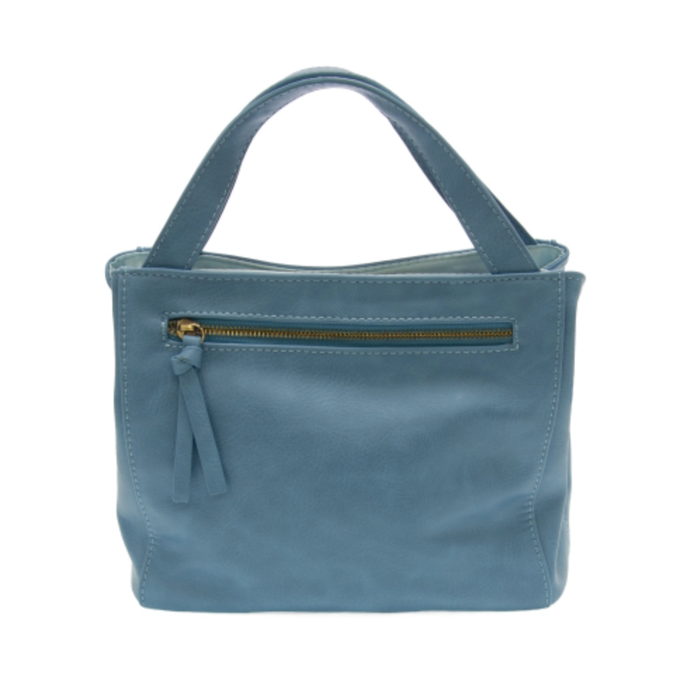 Daisy Satchel Tote - Blue
