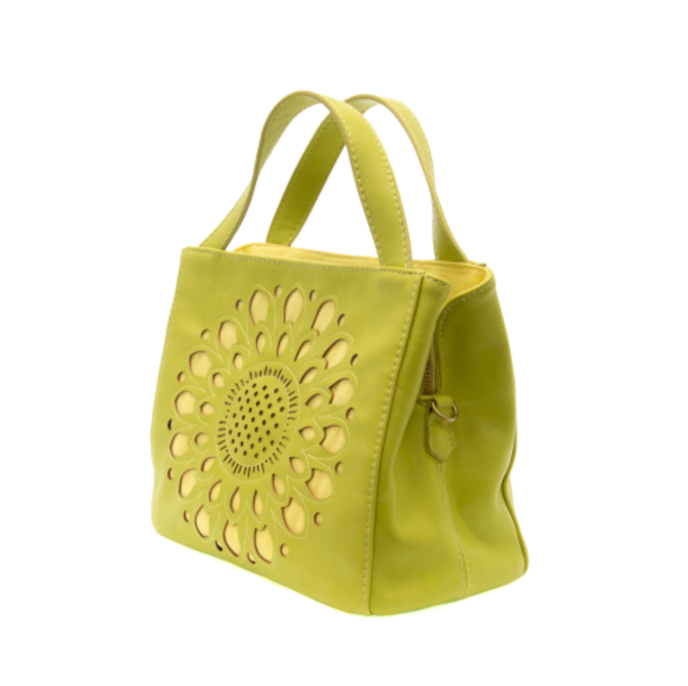 Daisy Satchel Tote - Citrus