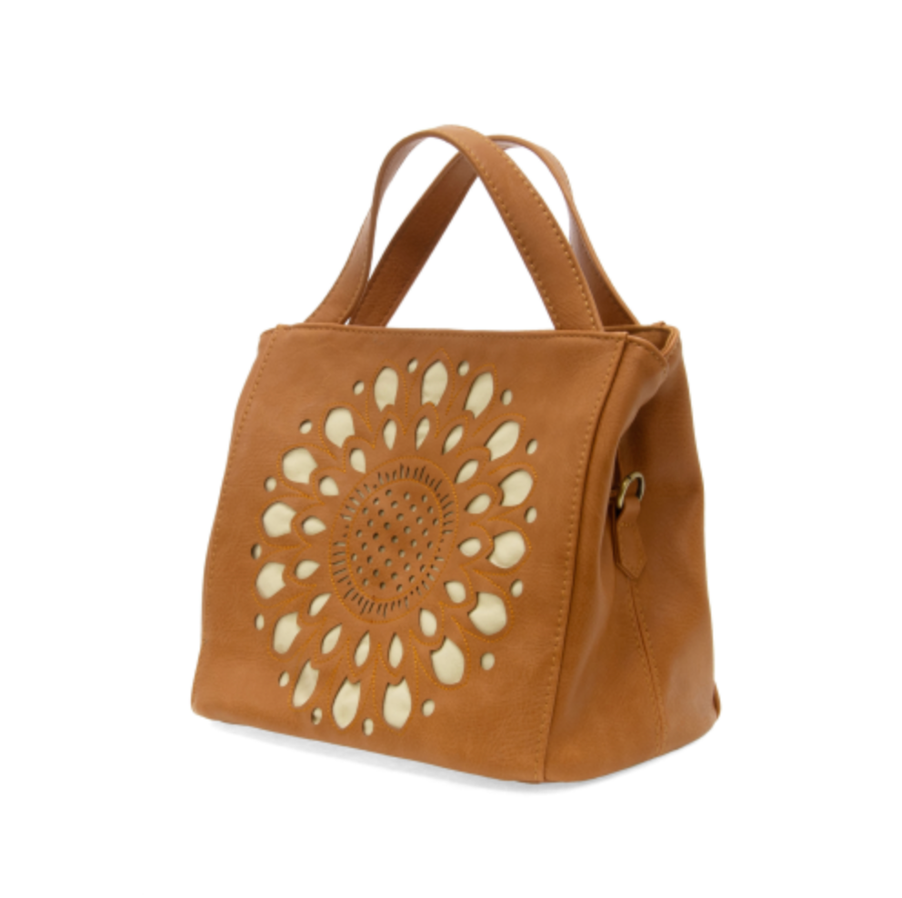Daisy Satchel Tote - Hazelnut