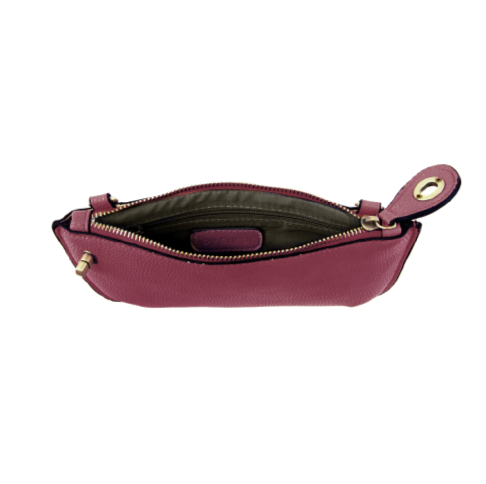 Mini Crossbody Wristlet Clutch - Mulberry