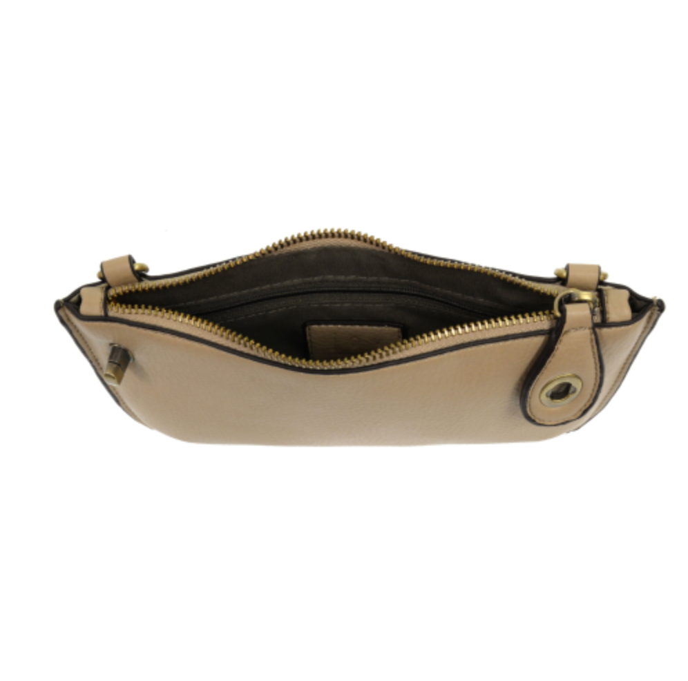 Mini Crossbody Wristlet Clutch - Beech Wood