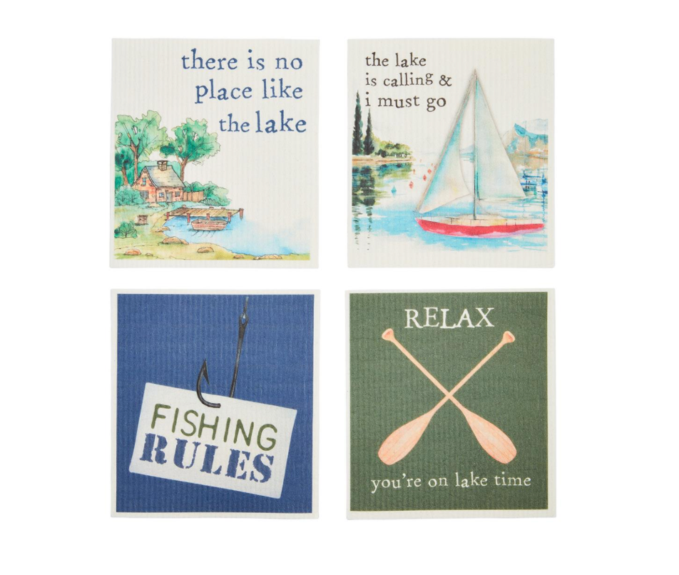 Lake Life Dish Cloth