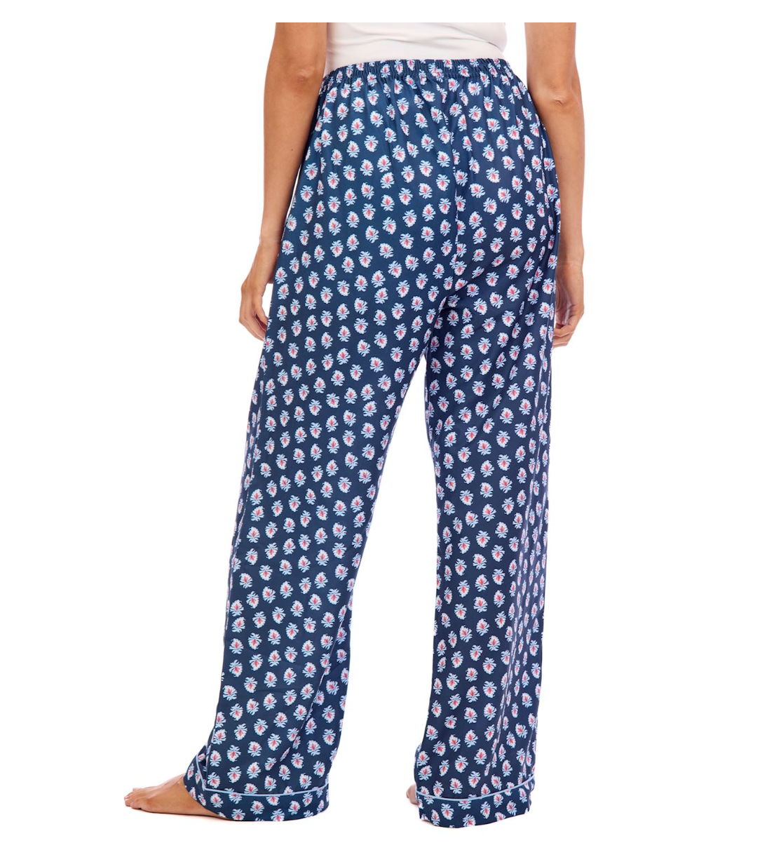 Navy Floral Pajama Pants