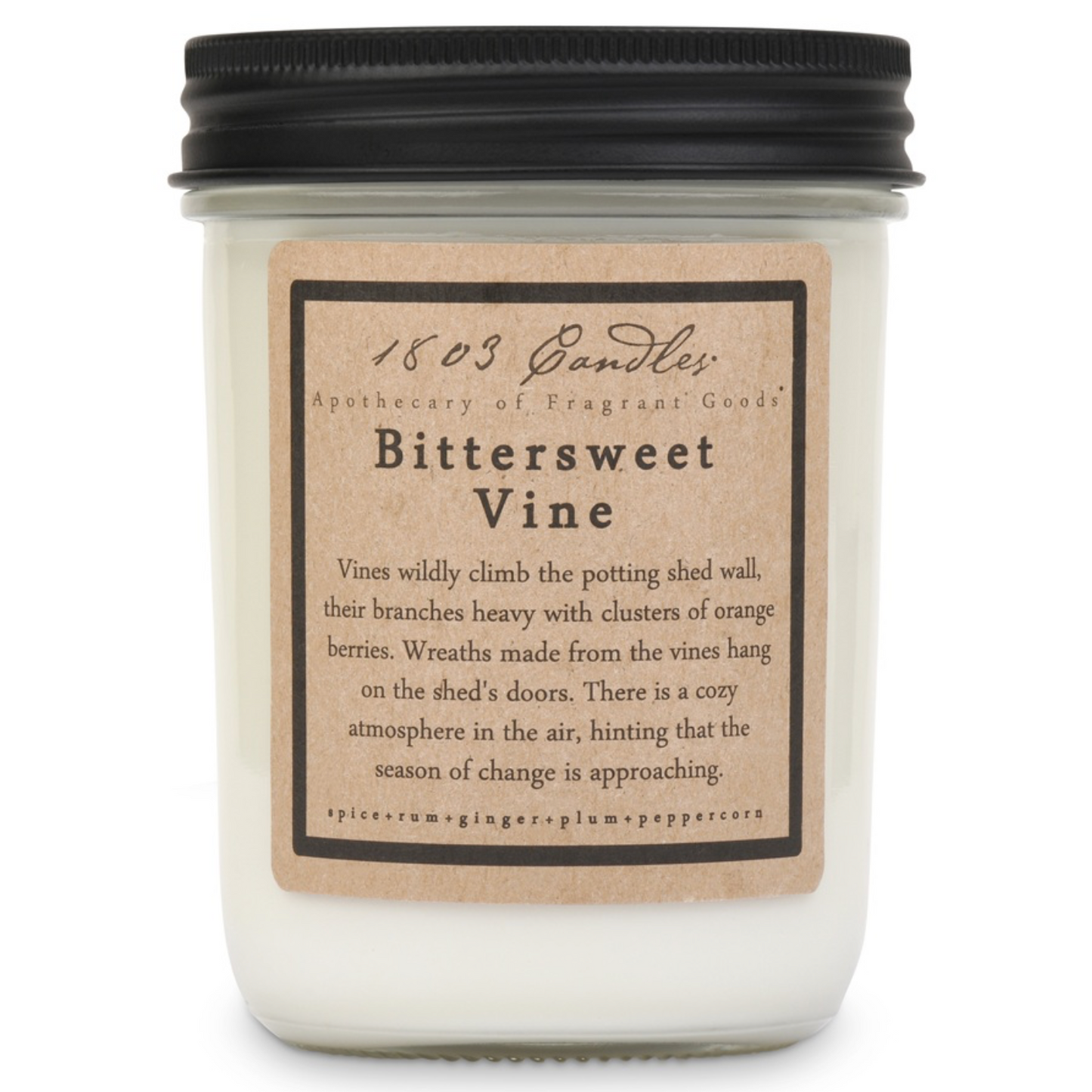 1803 Candle - Bittersweet Vine - 14 oz. Glass Jar