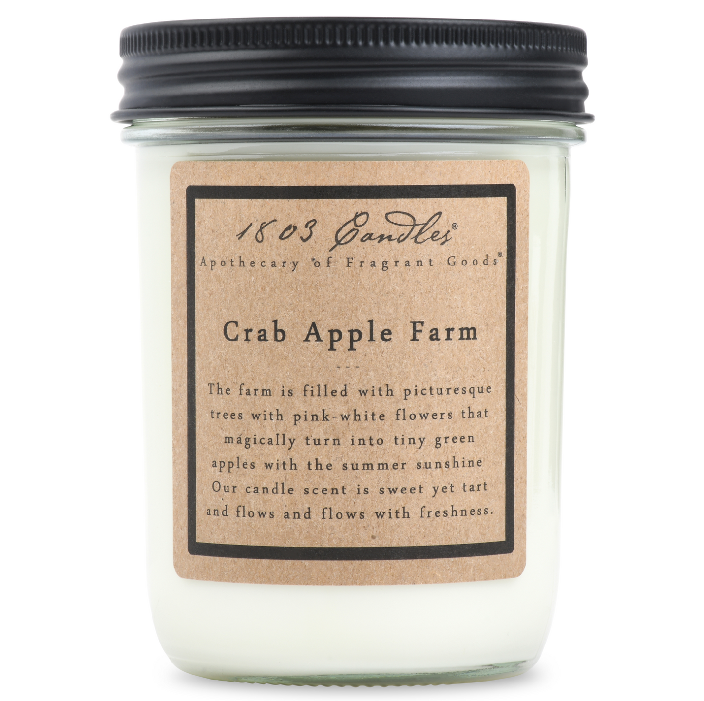 1803 Candle - Crab Apple Farm - 14 oz. Glass Jar