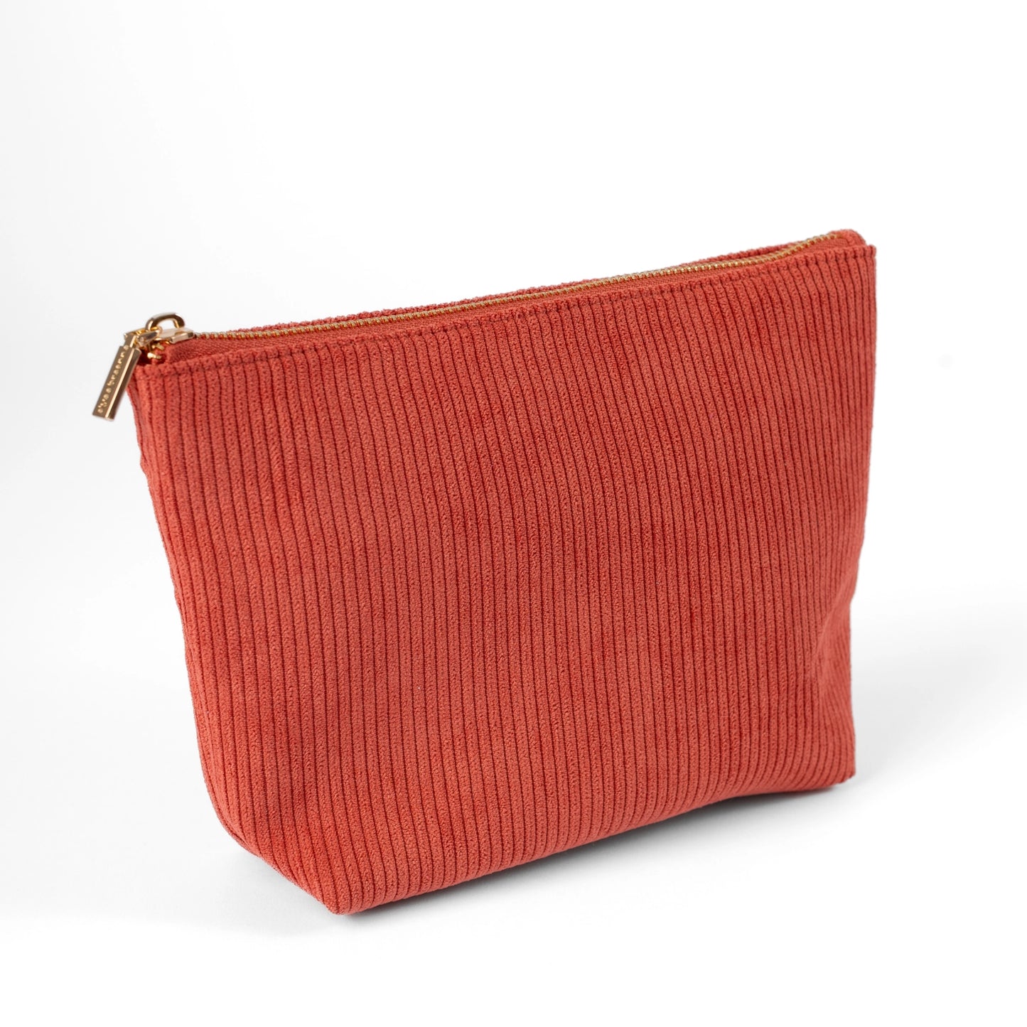 Corduroy Carry-All Pouch - Coral