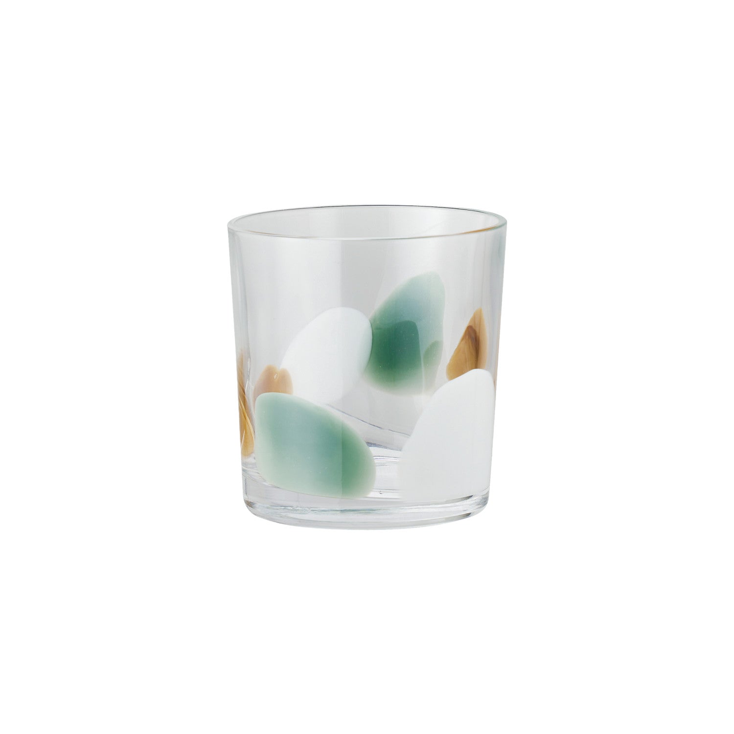 12 oz. Handmade Art Glass Drinking Glass