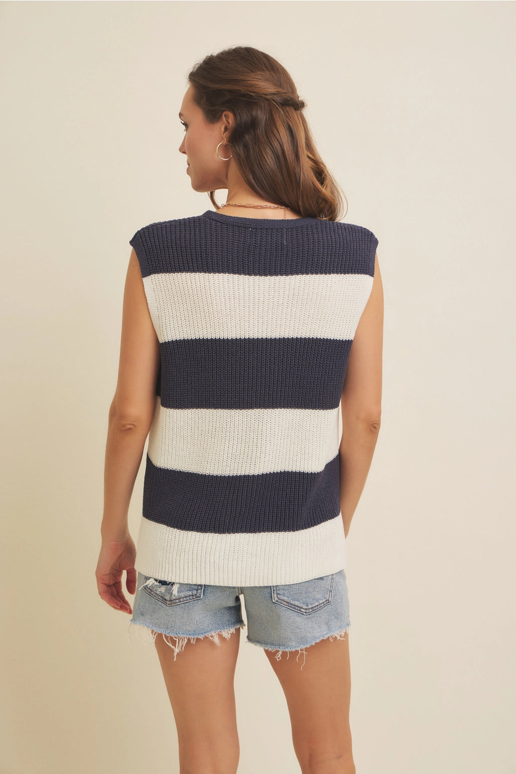 Striped Sweater Vest