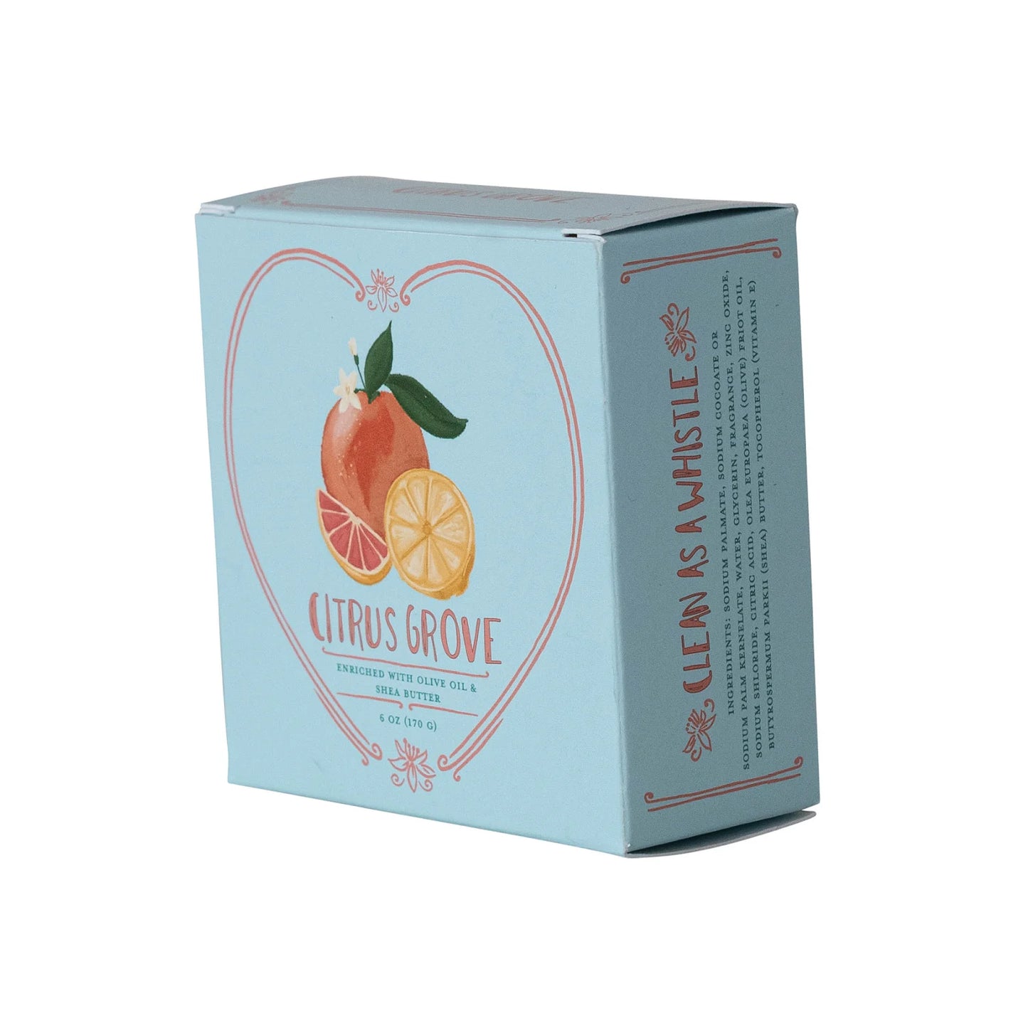 Citrus Grove Scented Olive Oil & Shea Butter Triple Milled Bar Soap
